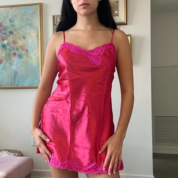 Vintage Victoria's Secret Slip Dress - Picture 1 of 4